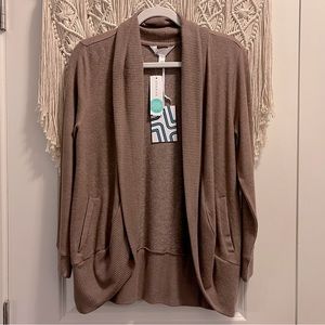 Super Soft Tan Open Cardigan/Sweater